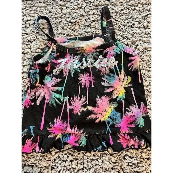 Girl's Tropical Justice Tank Top‎ Size S