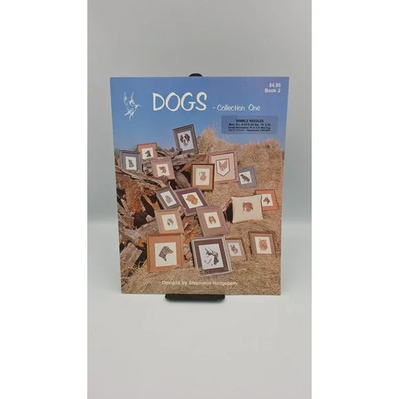 Dogs- Collection One Book 2 Cross Stitch Pattern 1980