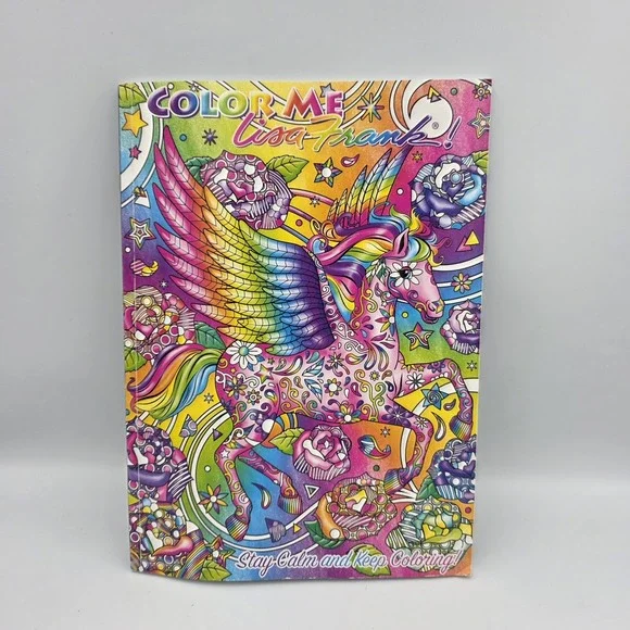 Lisa Frank Color Me Stay Calm And Keep Coloring Adult Coloring Book