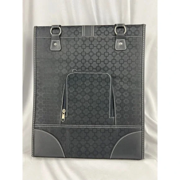 Provo Craft Scrapbook Album Handbag Styled 12x12 Raven Black 3-Ring Binder NWOT