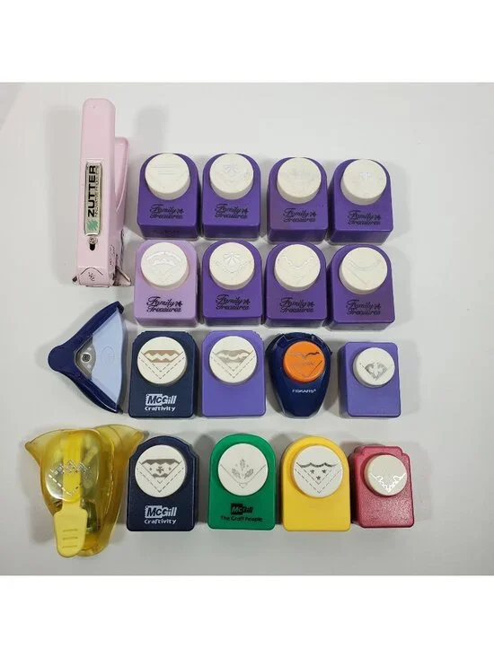 Paper Punches Lot Zutter McGill Fiskars Family Treasures Decorative Corner Edge