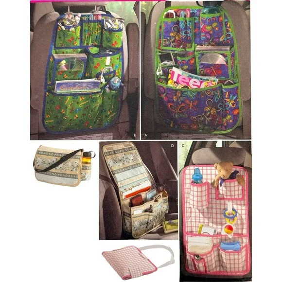 2008 Simplicity Sewing Pattern Car Organizers by Robin Greenwood 4-Styles #2916