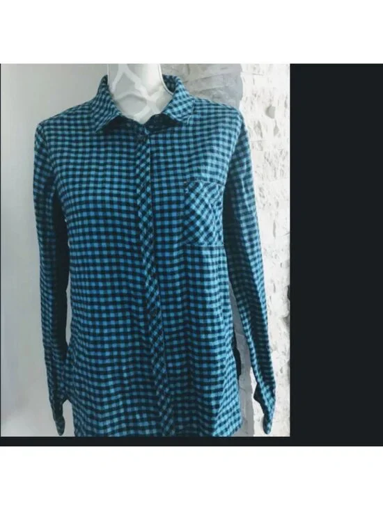 C&C California checkered plaid flannel…