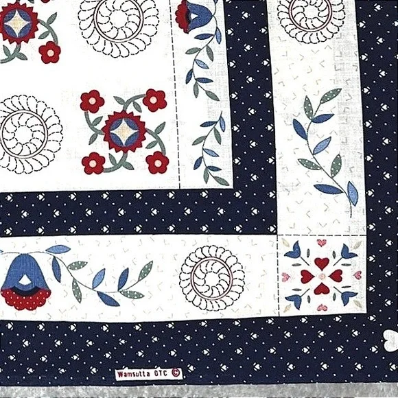 Vintage Wamsutta Cotton Quilt Fabric 5 Yards 44