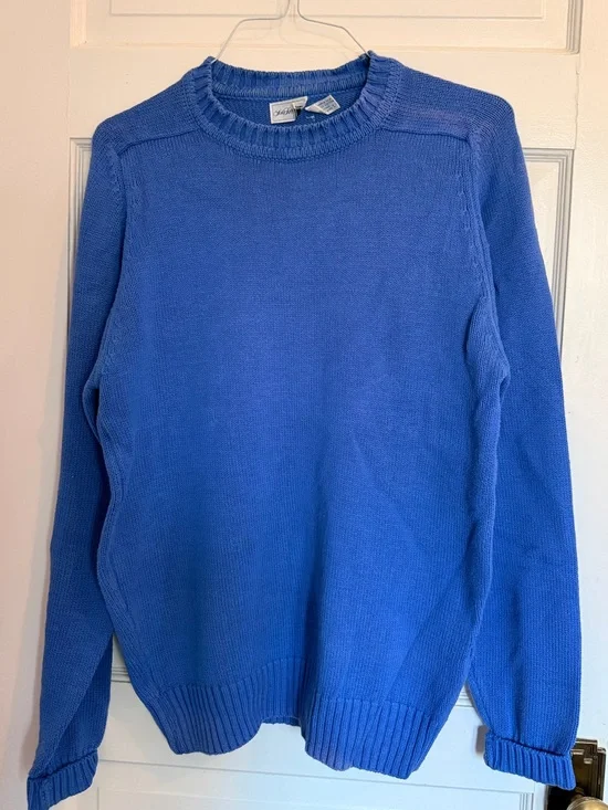 Vintage Blocked Crewneck Sweater in Blue - Saks Fifth Avenue