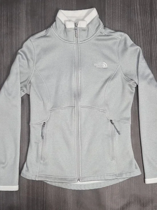 The North Face Women's Gray Polyester Fleece Womens Size Small