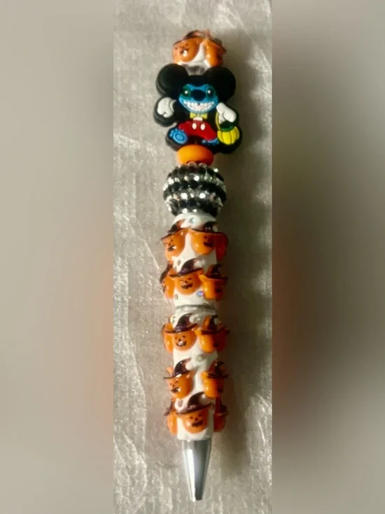 Halloween Mickey Handcrafted Pen