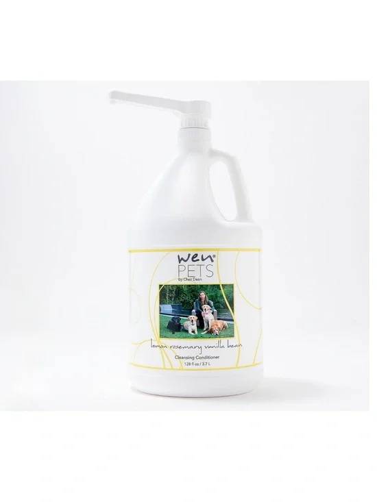 WEN by Chaz Dean Pets 1 Gallon Conditioning Cleanser - Lemon Rosemary NEW