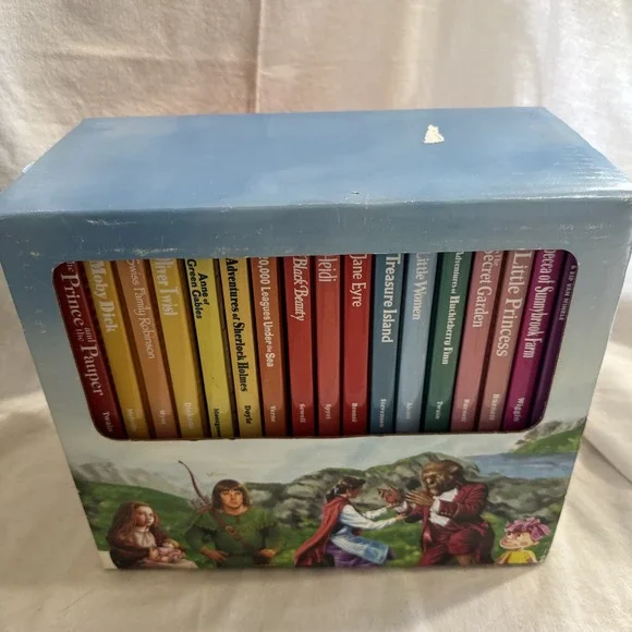 Treasury of Illustrated Classics 17 Book Boxed Set Modern Publishing Childrens