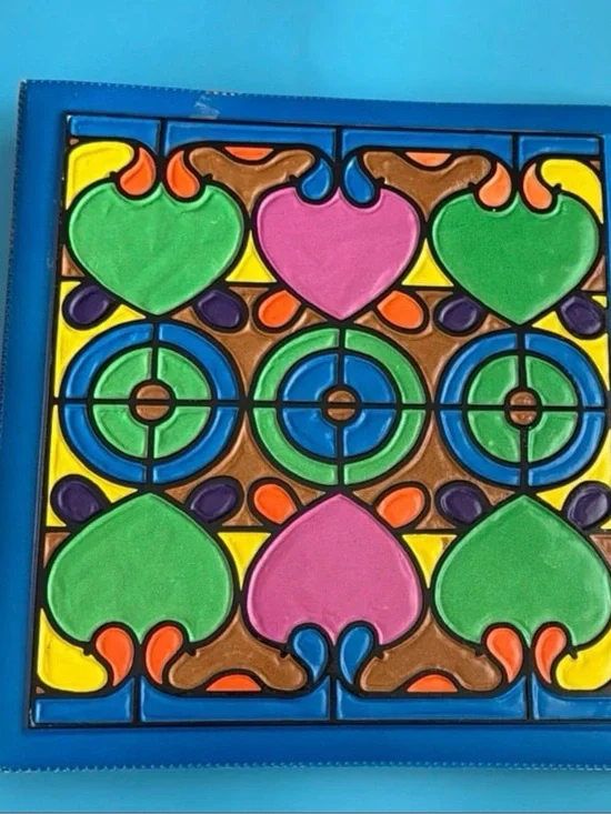 Vintage 70’s Mid Size 91/2” x 10” Padded Vinyl 3 Ring Binder