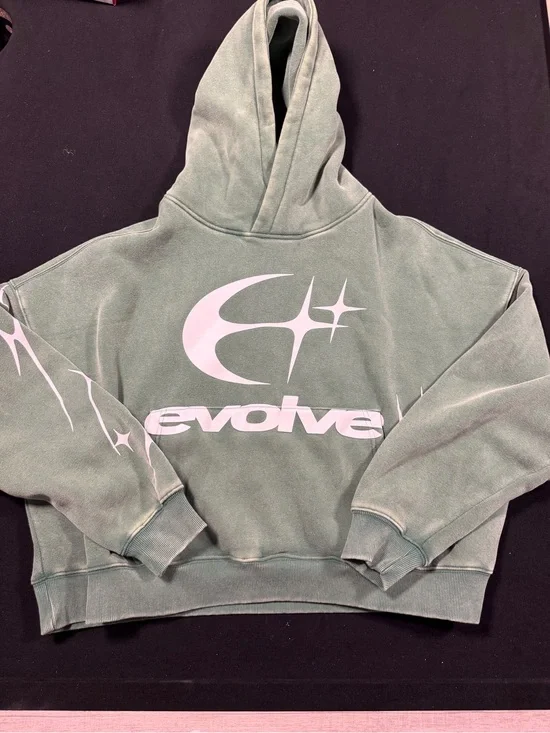 REVOLVE Men’s Sage Green Hooded Sweatshirt