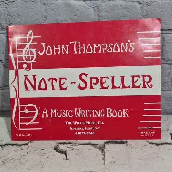 John Thompsons Note Speller A Music Writing Book Willis Music Co Softcover