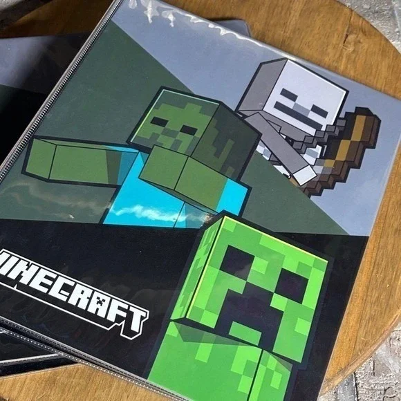 Minecraft 3-Ring Licensed Vinyl Binder 1