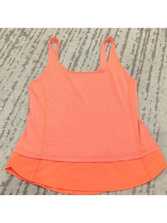 Lululemon Run: Mod Moves Singlet orange