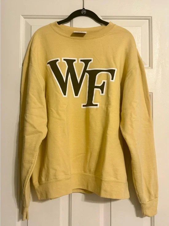 Champion Unisex Gold Wake Forest Crewneck Sweatshirt