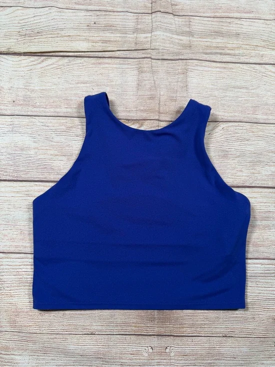 Athleta Bright Purple‎ High-Neck Conscious Crop Tank - Yoga, Workout, Athletic