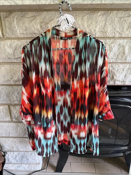 *5 for $45* ana petite XL open front sheer cardigan
