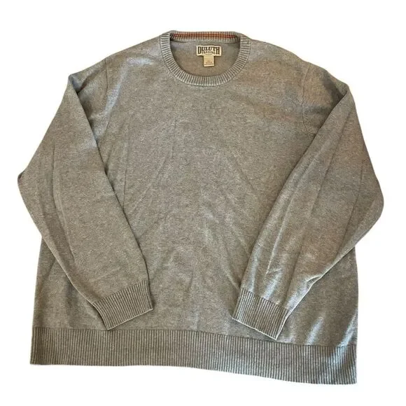Duluth Trading Company Strongarm Crew Sweater Mens Size XXL Gray