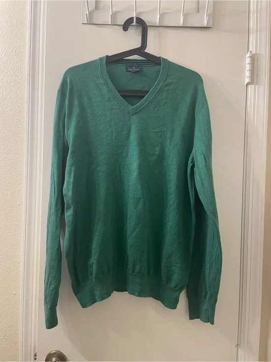 Mens Brooks Brothers Green Medium Sweater