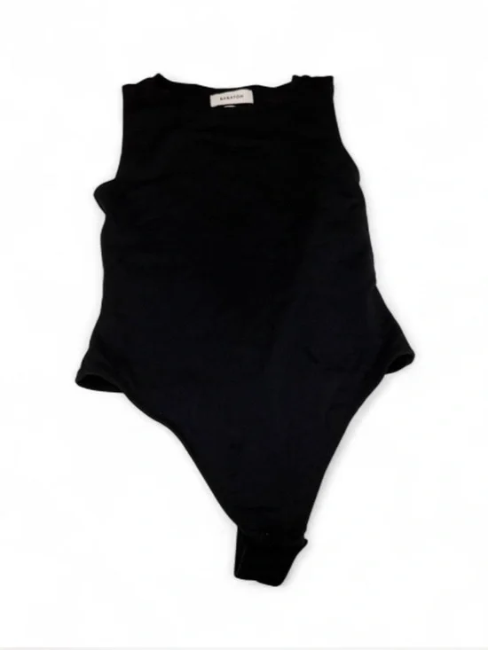 Aritzia | Babaton Black Sleeveless High-Cut Bodysuit