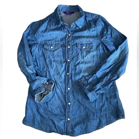 Miley Cyrus Denim Shirt