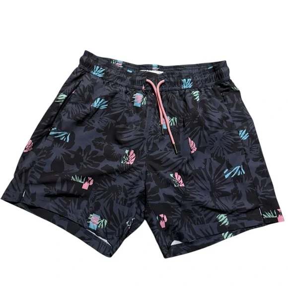 Maamgic Tropical Print Men's Swim Trunks