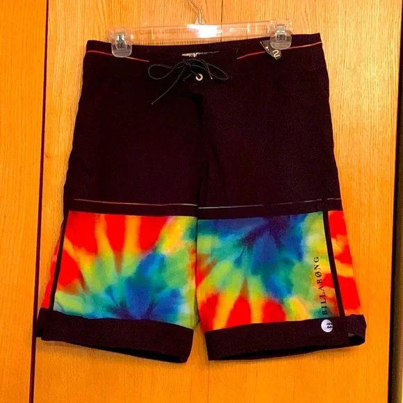 Rare Billabong 32 Platinum PX2 recycler tie dye 20” stretch surf board shorts