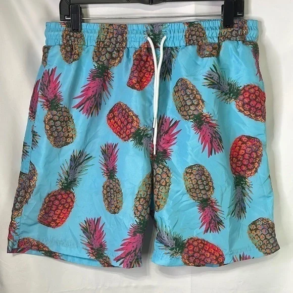 Edgar + Ash pineapple, swim trunks