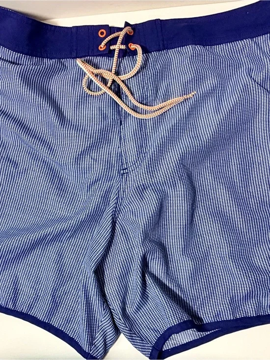 Ted Baker Men's Blue Checkered Swim Trunks Shorts Size 6 Worlds Your Lobster