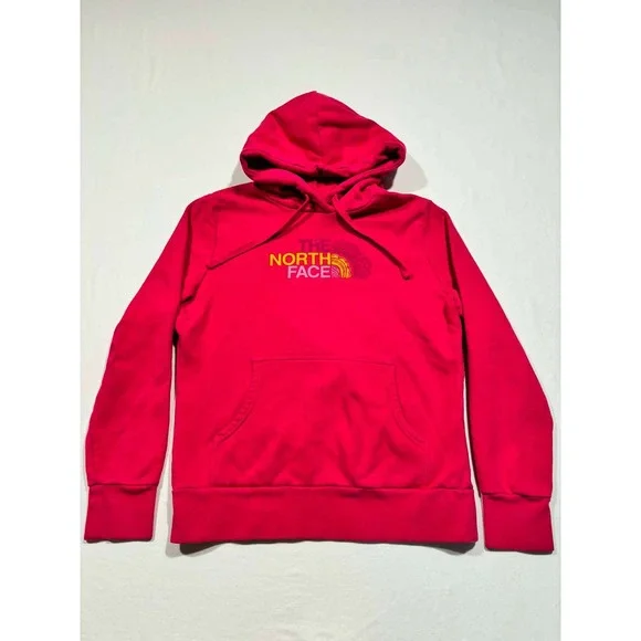 The North‎ Face Womens Pink Mandala Graphic Logo Pullover Hoodie Size Medium