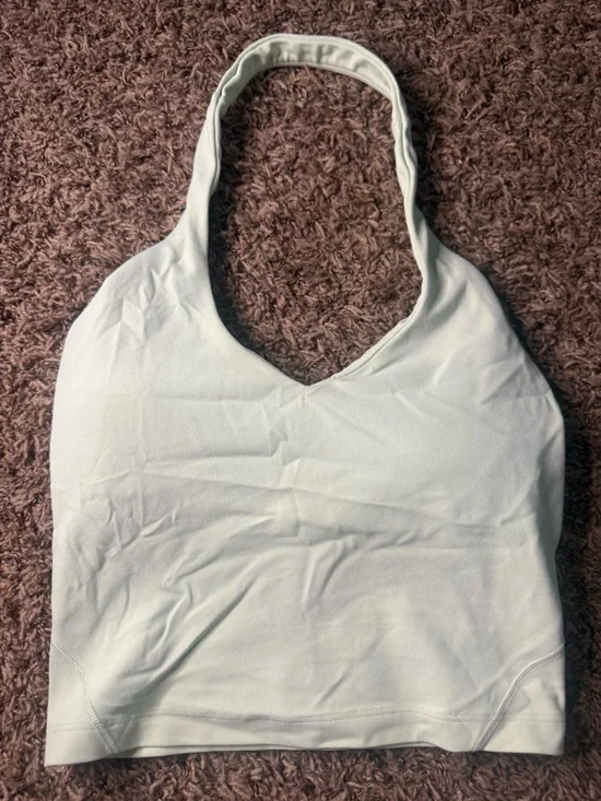 Lululemon Align Tank‎ Size 2 – Creamy Mint / Light Green – Built-in Bra Nulu