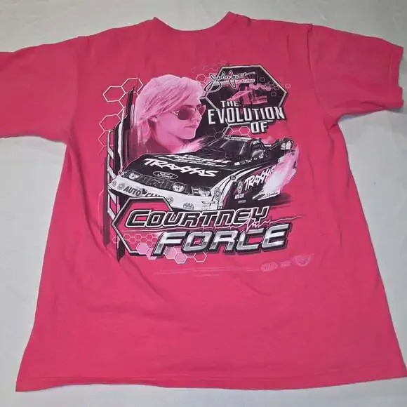 Courtney Force John Force Racing The Evolution Of Funny Car Drag Racing Shirt