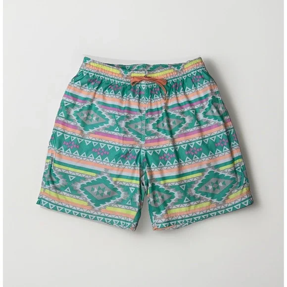 Chubbies The En Fuegos Aztec Men's Swim Shorts Size Medium 7
