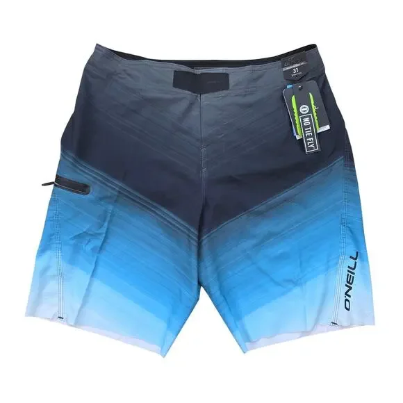O'Neill Hyperfreak Hydro Comp Boardshorts Mens 31 Blue 19