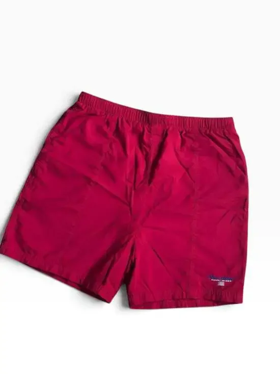 Vintage Polo Sport Ralph Lauren Red Nylon Swim Shorts