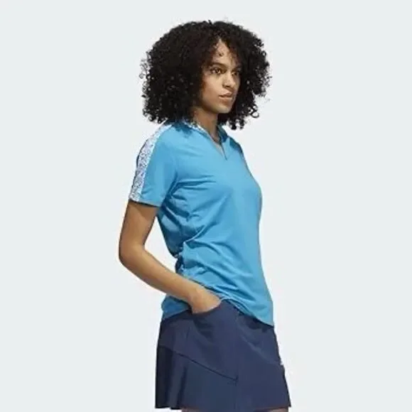 $60 adidas printed polo size medium m10