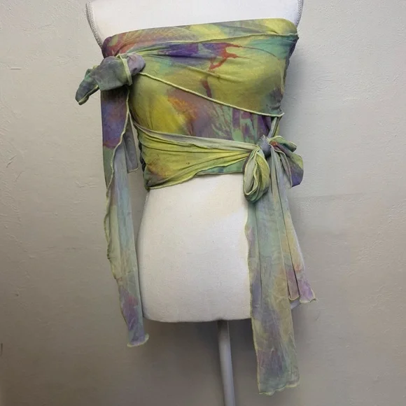 Pretty Little Thing Watercolor Tube‎ Top