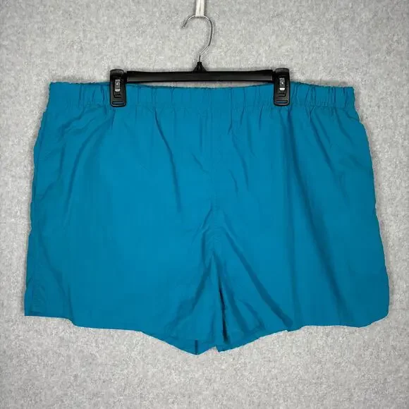 Lands‎ End Swim Trunks Mens XL Blue Shorts Thighs Out Pockets 4