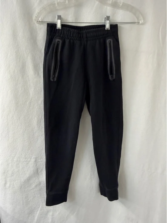 Old Navy Active Girls M 8 Dynamic Fleece Jogger Pants Black 4-Way Stretch