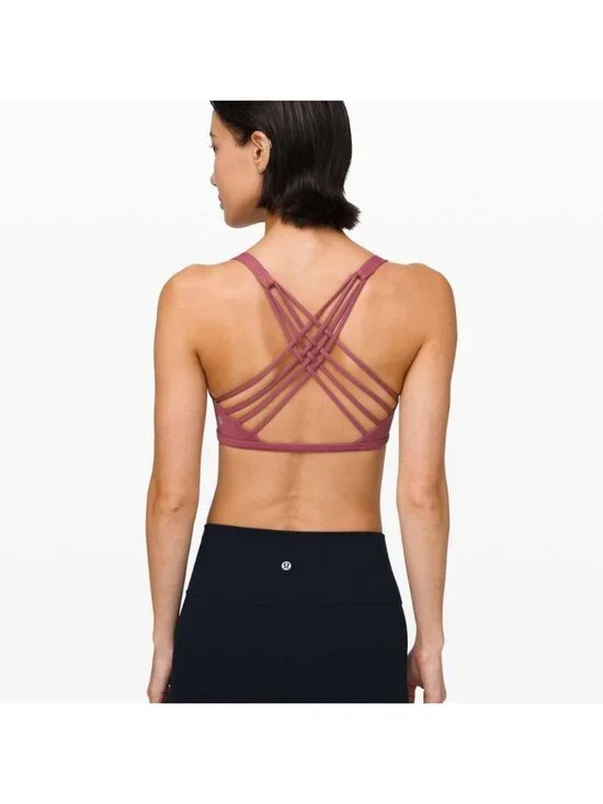 Lululemon Free To Be Bra (Wild)Moss Rose