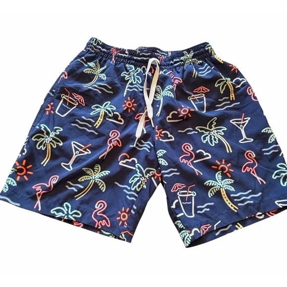 Chubbies The Neon Lights Swim Trunks Mens Size Medium‎ 7