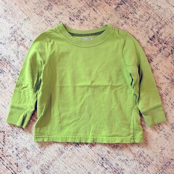 Old Navy Green Long Sleeve Tee