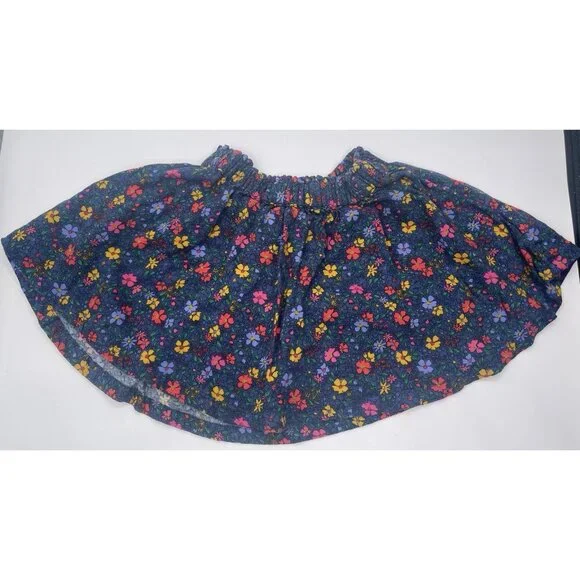 Old Navy Skirt Girls‎ Toddler Size 2t Floral Blue Pink Yellow