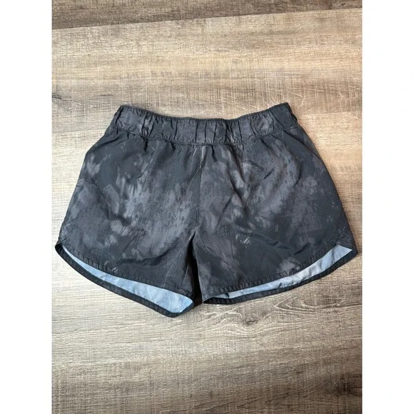 Old Navy Active Kids Girls Black Camo Go-Dry Cool Running Shorts Large 10-12