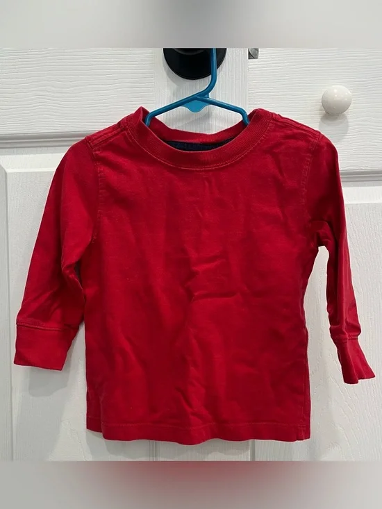 Old navy red long sleeve toddler shirt
