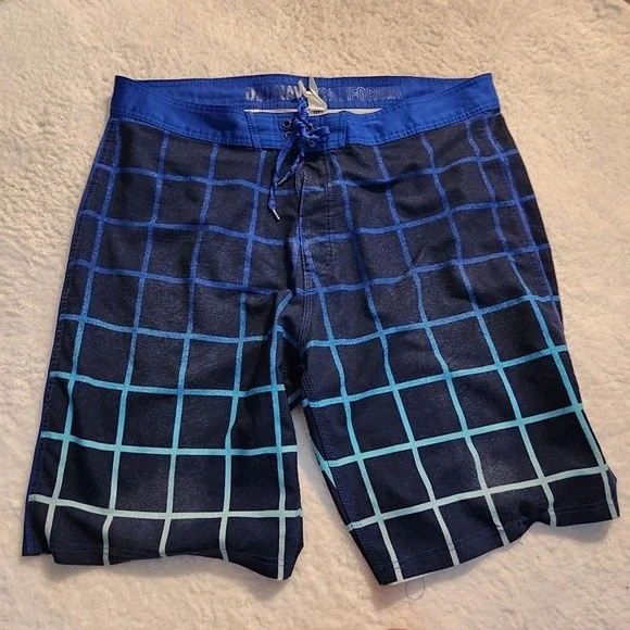 Old Navy Blue Swim Trunks‎ Men's Size XL