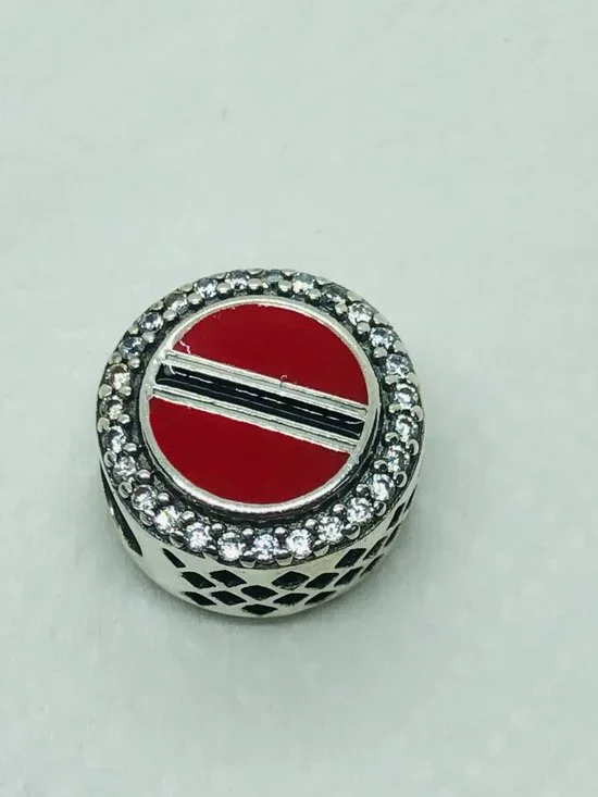 ✨ ✨Pandora Flag of Trinidad and Tobago Bead Charm S925 Silver with box