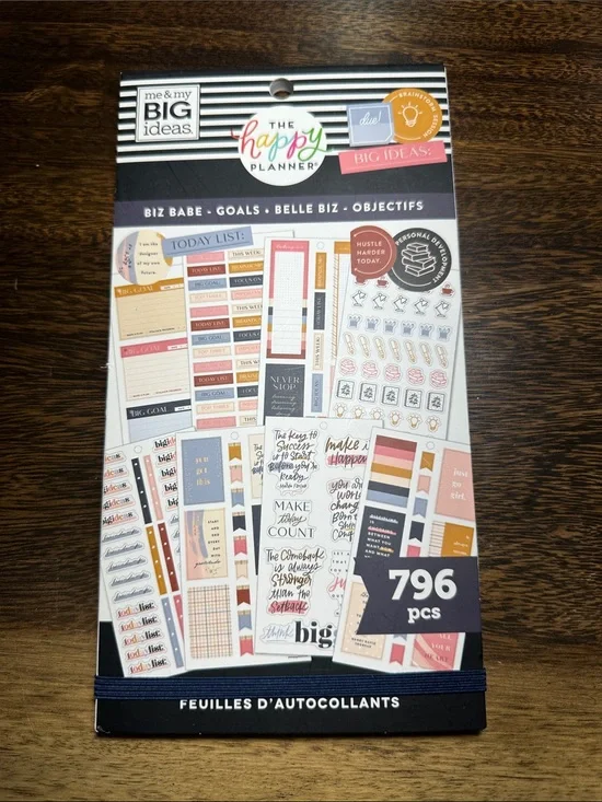 The Happy Planner Biz Babe Goals Sticker Pack