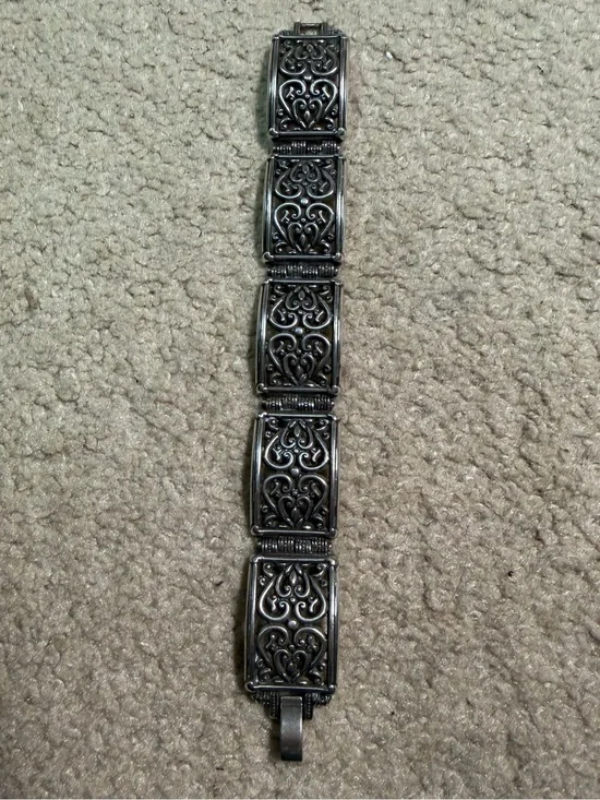 Women’s Brighton Silver-Plated Filigree Link Bracelet
