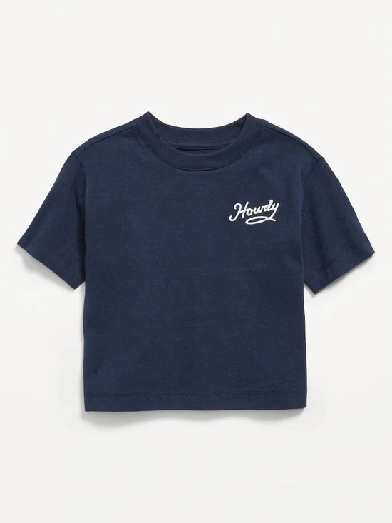 Old Navy Kids Embroidered Howdy Tee